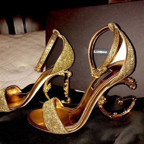 dolce gabbana heels gold|dolce gabbana high heel boots.